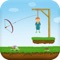 you have bow and arrow to cut rope to help hang man to survive with time limit