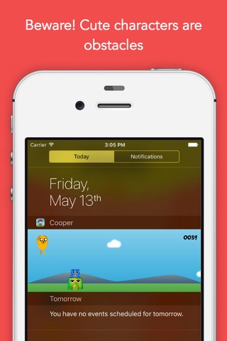 Copper, a widget game. The runner and his friends screenshot 4