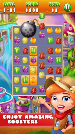 Sugar Fruit: Puzzle Mania Game(圖2)-速報App