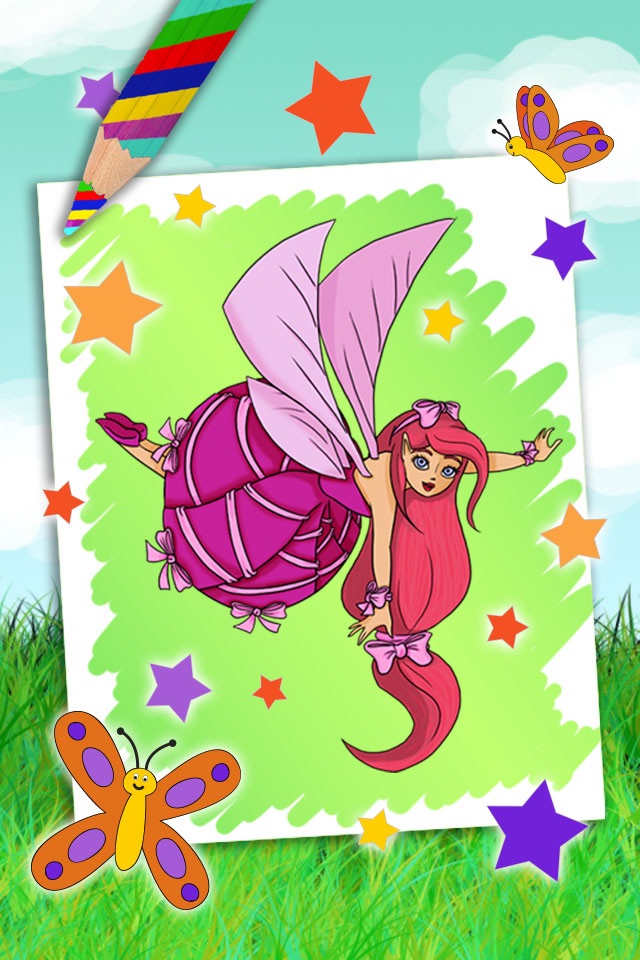 Paint fairies for girls from 3 to 6 years screenshot 3