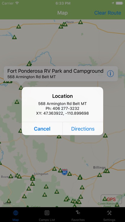 Montana – Camping & RV spots screenshot-3