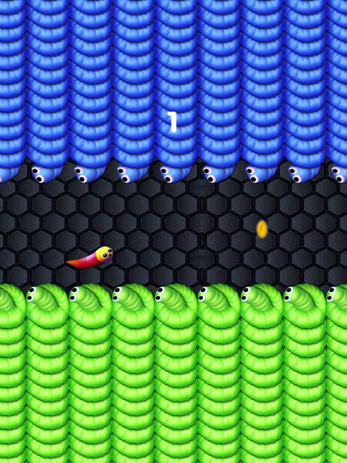 Slither Worm Snake - Switch Eat Color Coin Dotz