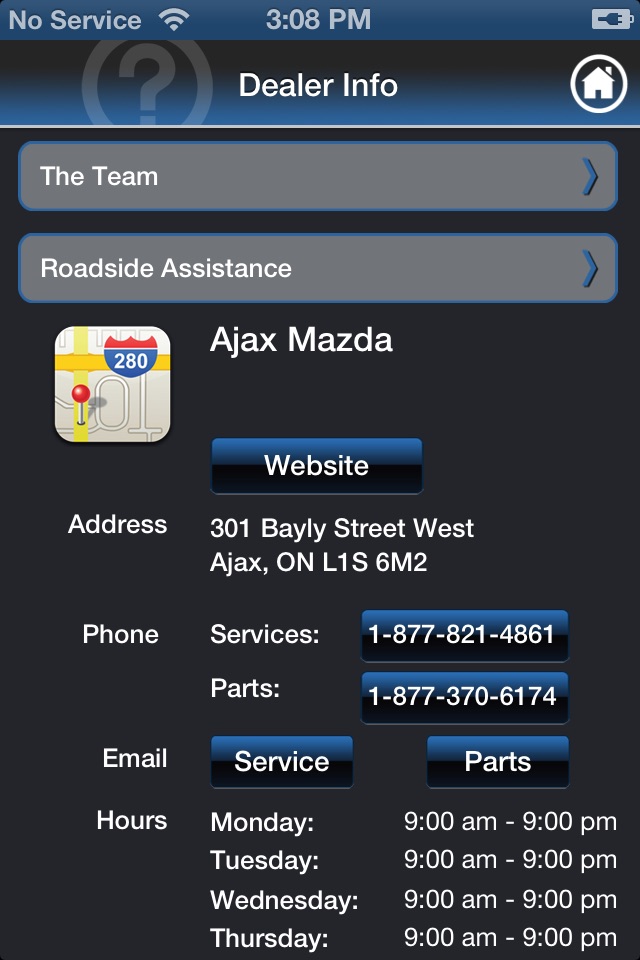 Ajax Mazda screenshot 2