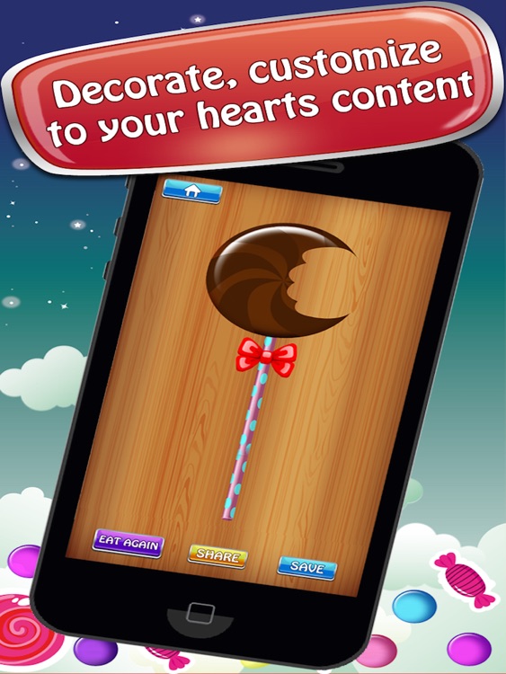 Candy floss dessert treats maker - Satisfy the sweet cravings! iPad paid version