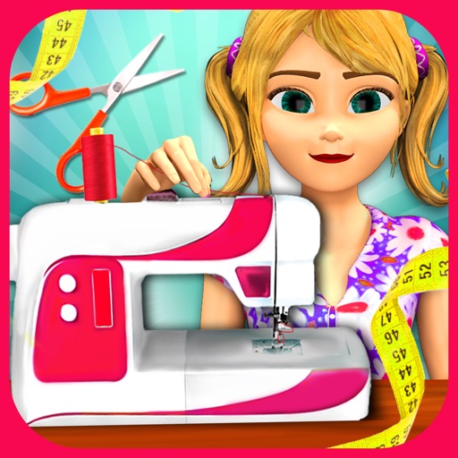 Girl Tailor Boutique 3D icon