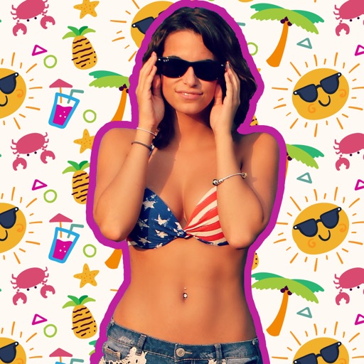 InstaPhoto Frames Maker - Summer photo joiner, pictures collage editor free Icon