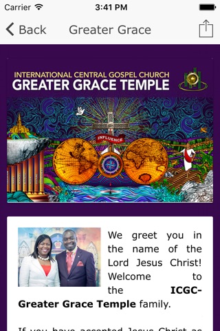 ICGC Greater Grace Temple screenshot 3