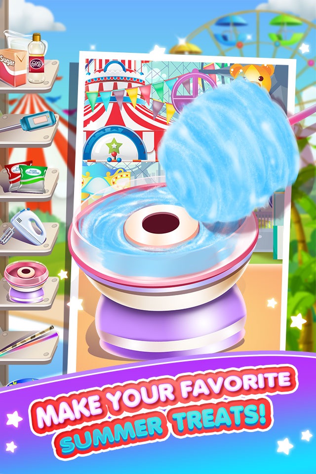 Fair Food Candy Maker Salon - Fun Cake Food Making & Cooking Kids Games for Boys Girls screenshot 2