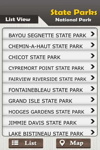 Louisiana State Parks & National Parks Guide screenshot 3