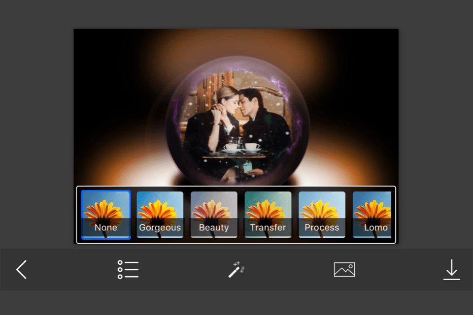 Crystal Ball Photo Frames - Make awesome photo using beautiful photo frames screenshot 4