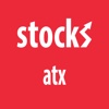 Stocks ATX index, Vienna stock market and portfolio