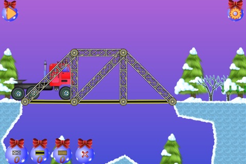 Christmas bridge - Bridge construction simulator screenshot 3