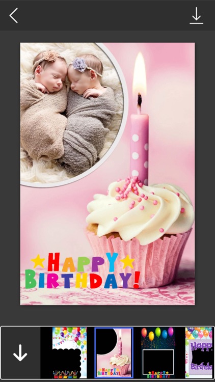 Birthday Greeting Cards - Instant Frame Maker & Photo Editor
