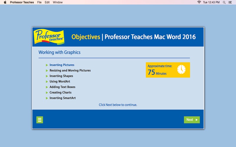 Professor Teaches® for Word 2016 thumbnail 1