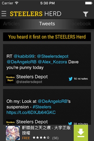 Sports Herder for Steelers screenshot 3