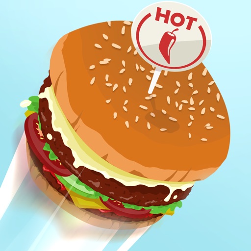 Sky High Burger Bounce: Fast Food Jump Pro icon