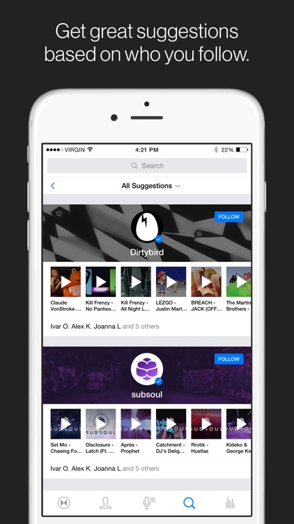 Musicfeed - discover new music from your friends