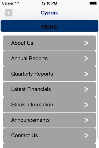 Cypark Investor Relations screenshot 3