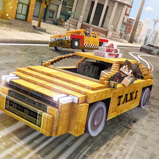 Taxi Simulator 2016 | Blocky City Car Driver Game For Fun icon