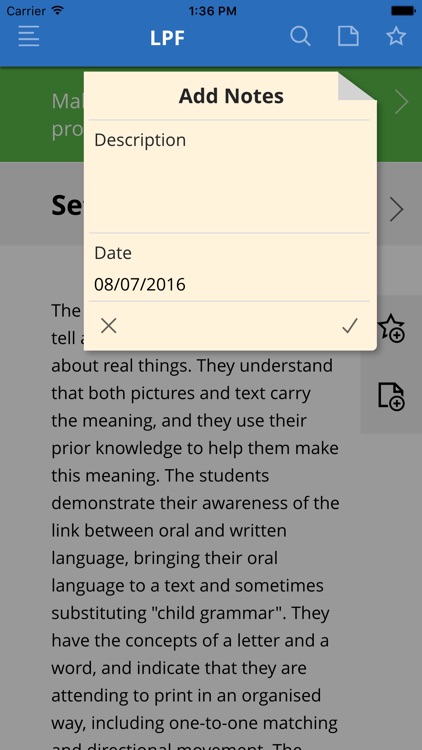 Learning Progressions