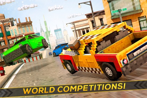 Taxi Simulator 2016 | Blocky City Car Driver Game For Free screenshot 2