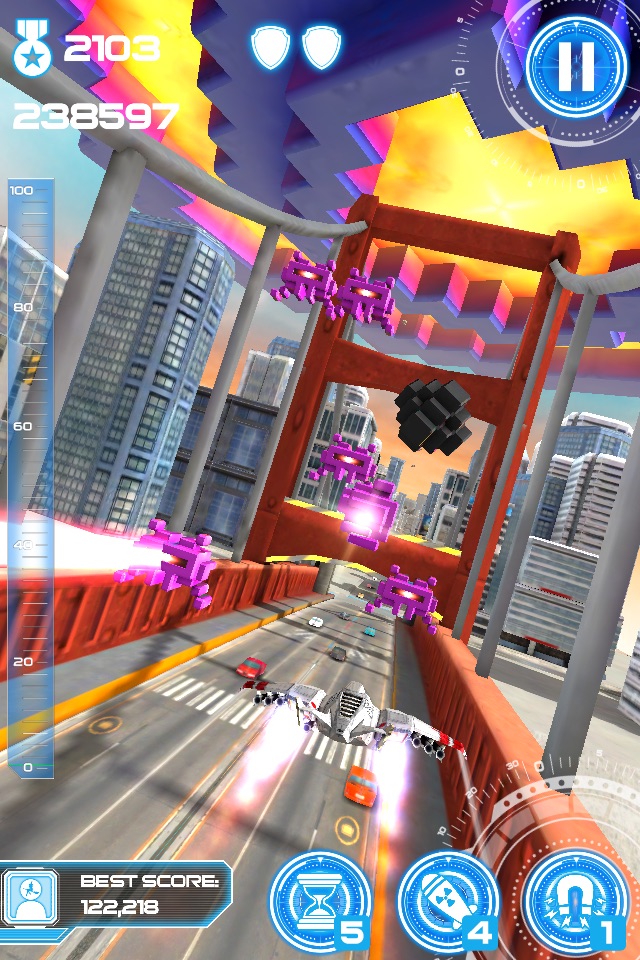 Jet Run: City Defender screenshot 2