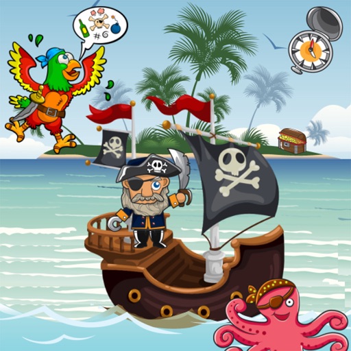 Pirates Puzzles for Toddlers and Kids : Discover the Pirate Bay ! Icon