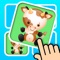 Animal memo card match 3D - Train your kids brain with lovely zoo animals and pets