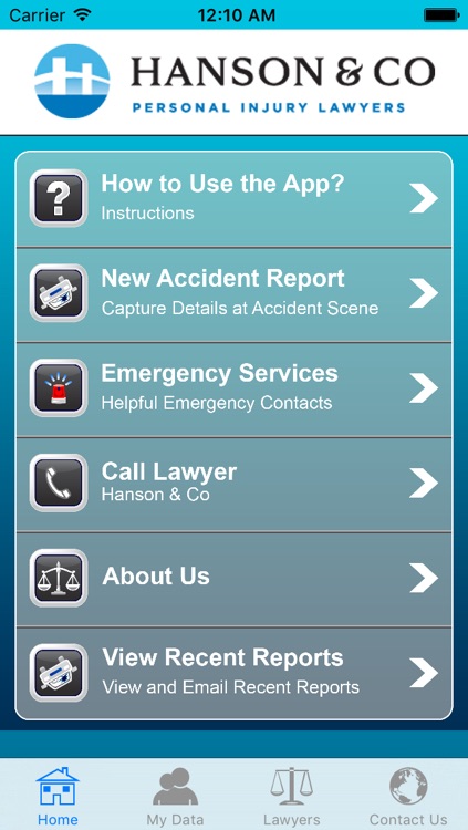 Hanson & Co Injury Help App