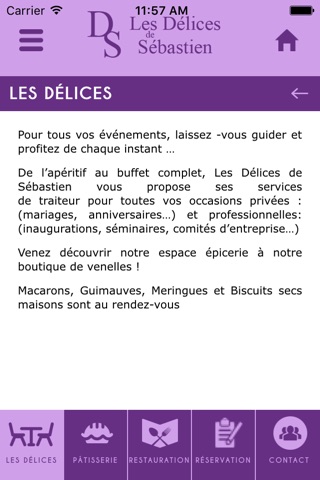 Les Délices de Sébastien screenshot 2