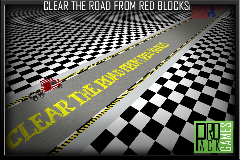 Tap to save the truck – Drive your diesel trailer and eliminate the road blocks screenshot 2