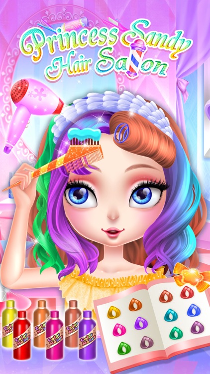 Princess Sandy-Hair Salon