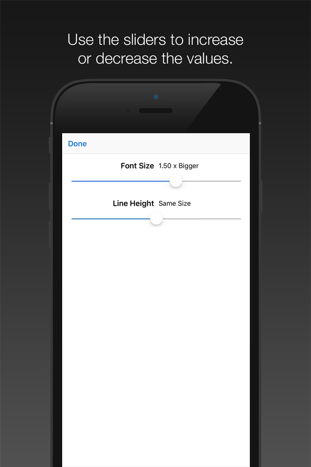 Font Size App Extension screenshot 4