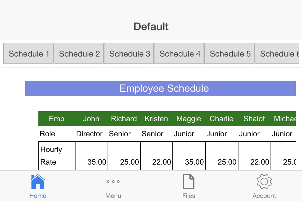 Employee Schedule Pro screenshot 2