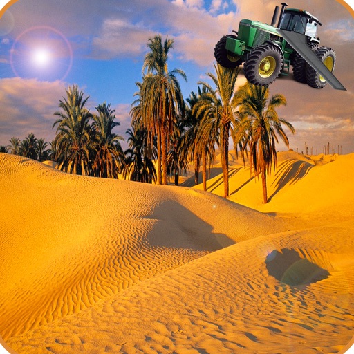 Flying Dubai Tractor 3D Icon