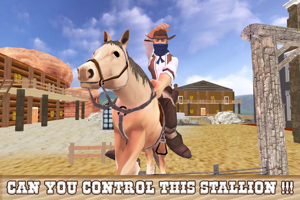 Extreme Cowboy Horse Riding Simulator - Ultimate Bounty Hunt screenshot 4