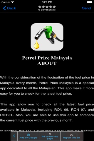 Petrol Price Malaysia screenshot 2