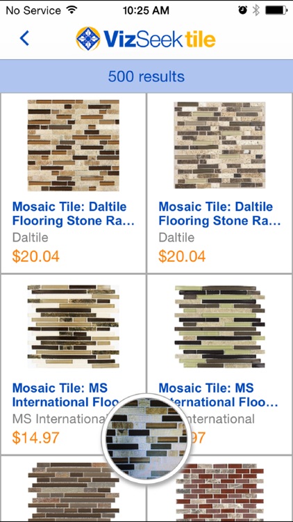 VizSeek Tile