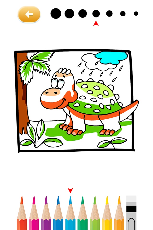 Dino Coloring Worksheets Activities for Preschoolers and Kindergarten screenshot 3