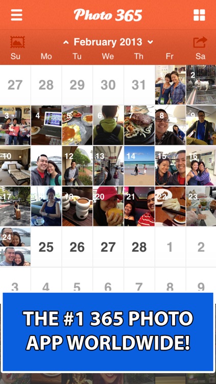 Photo 365 - Everyday Photo Calendar for Your Life