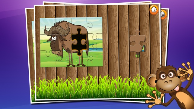 Animals Jigsaw Puzzle - Learning aanimals puzzle for prescho(圖2)-速報App