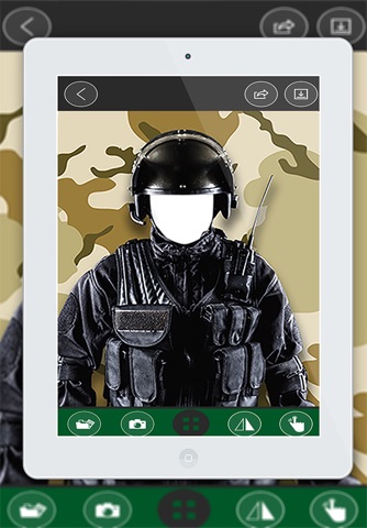 Military Army Man Suit Photo- New Photo Montage With Own Photo Or Camera screenshot 4