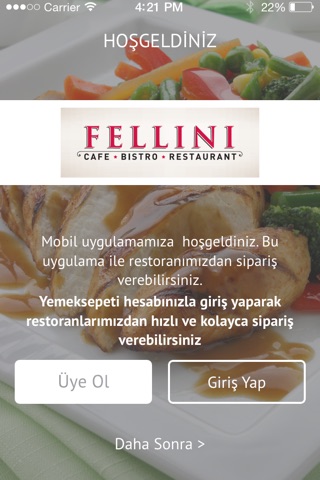 Cafe Fellini Restaurant screenshot 2