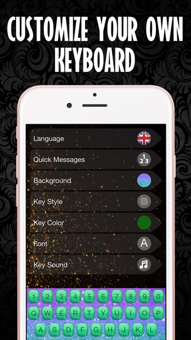 Glitter Keyboard Skins – Customize Keyboards with Glowing Backgrounds ...