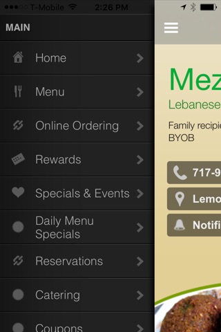 Mezza Cafe screenshot 2