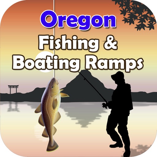 Oregon - Fishing Lakes & Boat Ramps icon