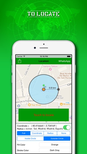 Mobile Locator for WhatsApp, coordinates of the location to (圖3)-速報App