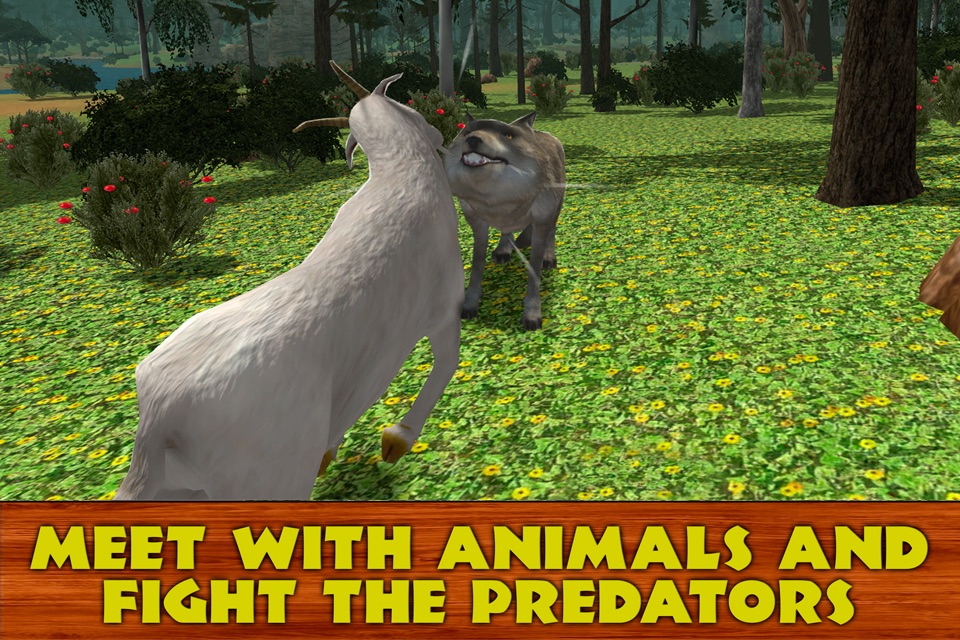 Wild Goat Survival Simulator 3D screenshot 3
