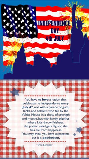 Happy 4th Of July Independence Day USA - Greetings Cards, Pa(圖2)-速報App