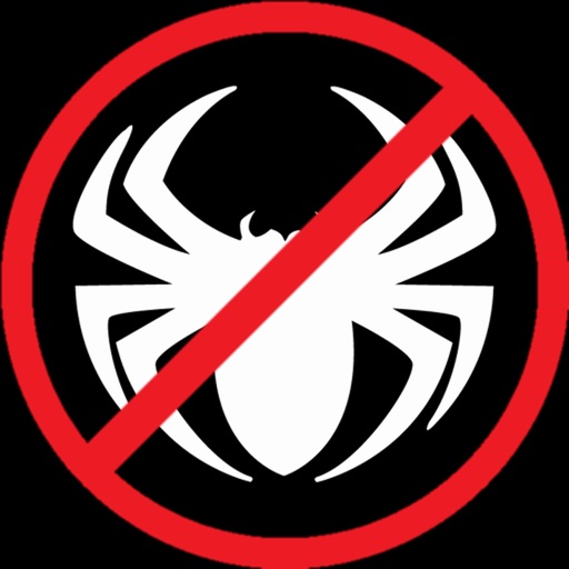 Kill the spiders! But do not touch the "Black Widow" (ad-free) Icon